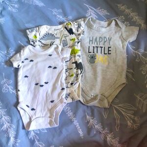 Bundle of baby onesies